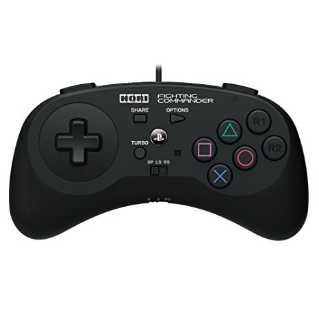 HORI Fighting Commander for PlayStation 4 & 3 Officially Licensed by Sony - PlayStation 4