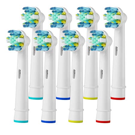 Compatible Floss Action Replacement Brush Heads Refill for Oral-b Braun Electric Toothbrush Pro 1000 Pro 3000 Pro 5000 Pro 7000 Vitality(25A-8)