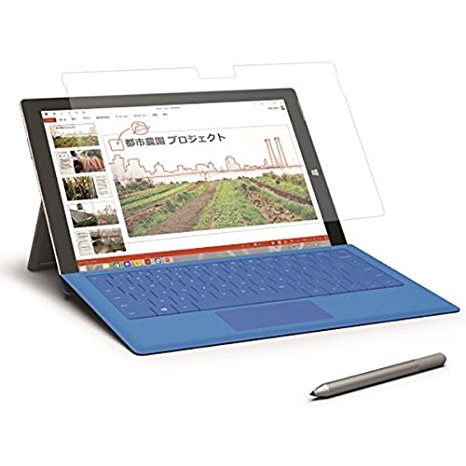 ClearView Blue Light Filter Screen Protecter For Microsoft Surface 3 The Bubble-Less,Anti-Glare Coating,Antibacterial,Scratch Resistant [Made in Japan]