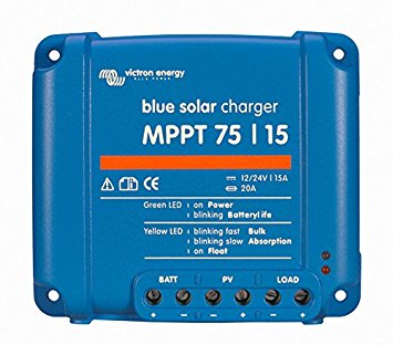 Victron BlueSolar 75/15 MPPT Charge Controller - 15 Amps / 75 Volts