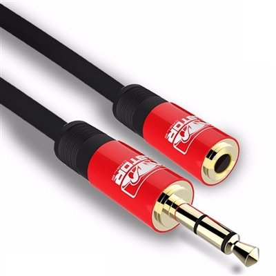 Gator Cable AUX Red Male to Female - 6 feet