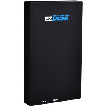 ezDISK EZ370 USB3.0 hard drive enclosure 2.5inch support SATA I/II/III, screwless design(Tool free) and energy saver