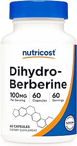 Nutricost Dihydroberberine Capsules (100mg, 60 Capsules) - More Bioavailable Metabolite of Berberine