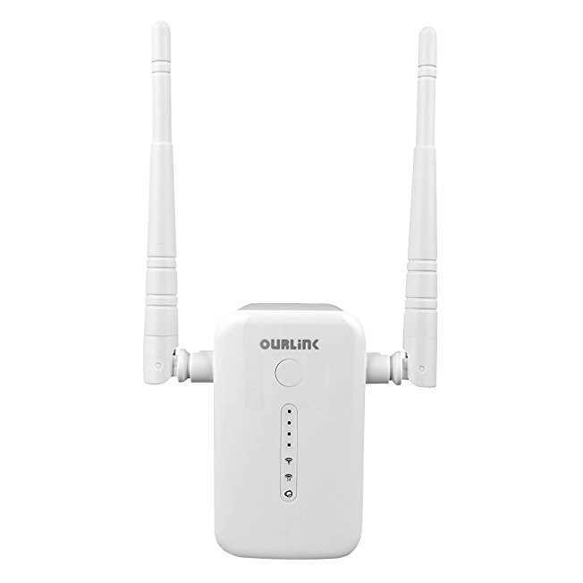 OURLiNK WiFi Router/Extender 1200mbps Wireless Repeater Booster Range Extender Mini AP Hotspot Access Point 5.0GHz/2.4GHz Signal Amplifier Network Adapter with WPS, Extends WiFi to Smart Home (AC1200)