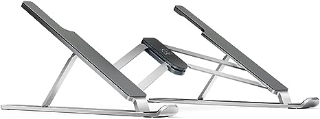 XPPen Drawing Tablet Stand for Desk,Silver Portable Holder for Graphics Tablet&Pen Display, Aluminum Computer Riser Compatible with 10 to 15.6 Inch Laptops and Drawing Tablets,Portable and Adjustable