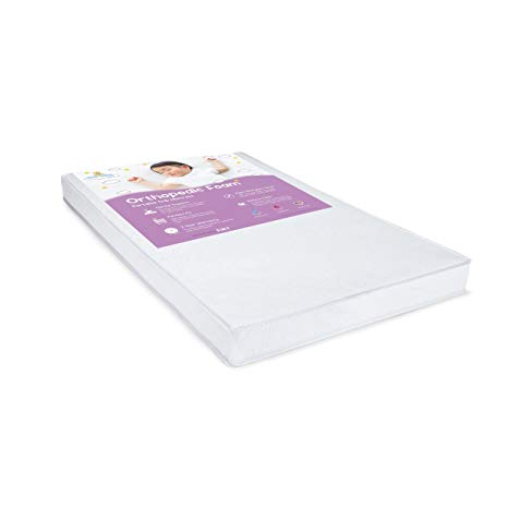 Big Oshi Portable/Mini Crib Mattress - Great Folding Crib Mattress - Waterproof Design Makes Clean up Easy - Safe, Hypoallergenic Materials - White, 38"x24"