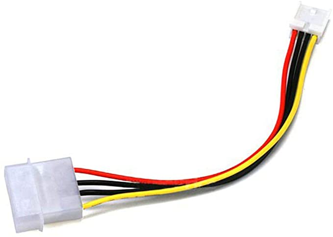 Monoprice 101318 6-Inch Molex 5.25 Male to 3.5 Female DC Power Cable (Discontinued by Manufacturer)