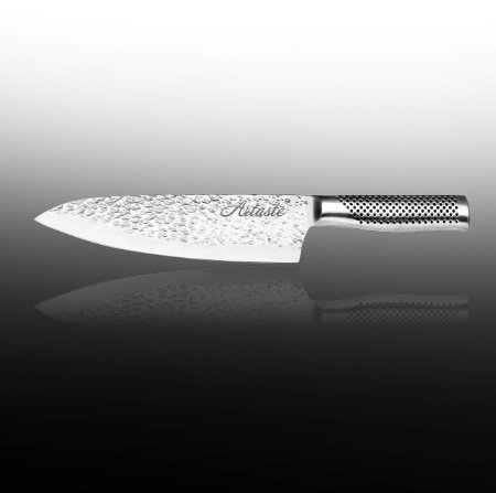Artaste 59052 Hand-Hammered Finish Chefs Knife 8-Inch