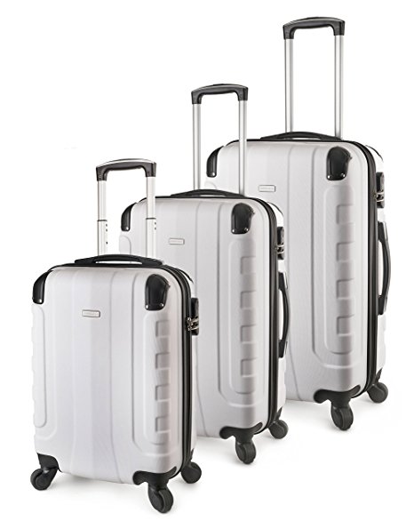 TravelCross Chicago Luggage 3 Piece Lightweight Spinner Set