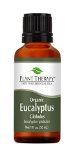 Organic Eucalyptus Essential Oil 30 ml 1 oz 100 Pure Undiluted Therapeutic Grade