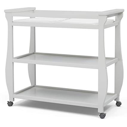 Delta Children Lancaster Changing Table, Bianca White