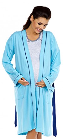 Zeta Ville Nursing Nightdress Robe Labour Hospital Gown MIX & MATCH 393c