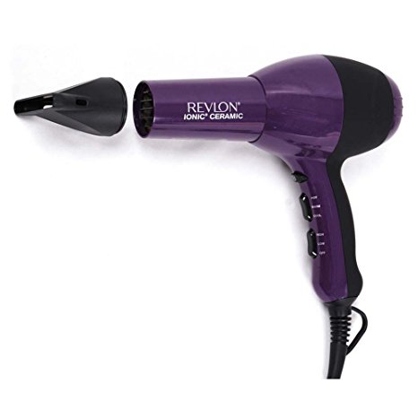 Revlon Rvdr5029 1875 Watt Smoothstay Ceramic Ionic Dryer, Purple