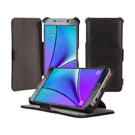 Galaxy Note 5 Case ACEABOVE Note 5 Case  Samsung Galaxy Note 5 Slim Leather Protective Stand Case For Samsung Galaxy Note 5 SM-N920 Devices