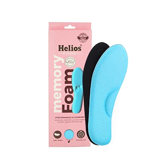 Helios Memory Foam for Ladies FOAM SHOES HEELS for All Shoes Makes shoes Super Soft & Comfortable Memory Foam Insoles 3 to 8 Size (7)