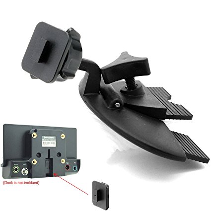 ChargerCity EasyBlade Sirius XM Car DVD Player CD Slot Mount for SiriusXM Audiovox Starmate Xpress EZ R RC Roady Samsung Nexus & Helix Satellite Radio (FOR SINGLE T TAB CONNECTION DOCK ONLY)