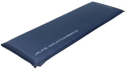 ALPS Mountaineering Lightweight Series Self-Inflating Air Pad (Steel Blue, Short)