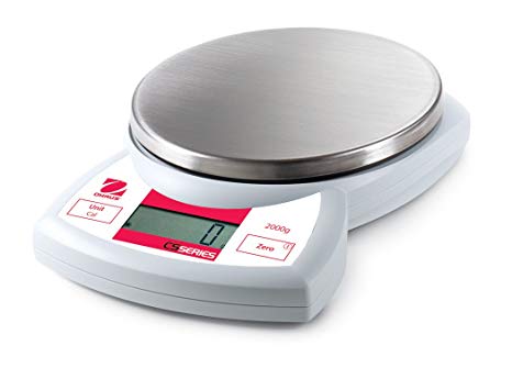 Ohaus 72212664 CS2000 Compact Scale, 2000g Capacity and 1g Readability