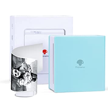 Phomemo Mini Bluetooth Wireless Paper Pocket Printer Portable Instant Mobile Printer Thermal Printer Compatible with iOS   Android for Learning Assistance, Mistake Collection, Study, Travel, Fun, Work