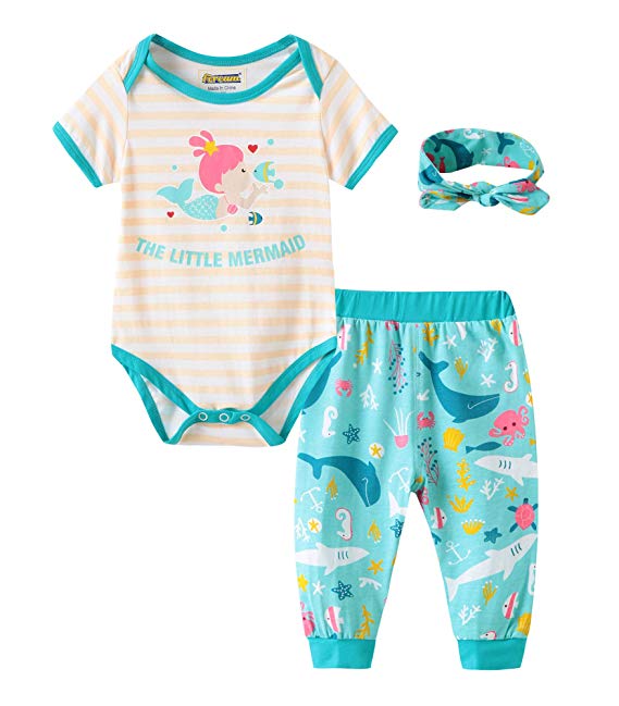 Fiream Baby Girls & baby boys Clothes Infant Romper Bodysuit Fashion Outfits Clothing Sets