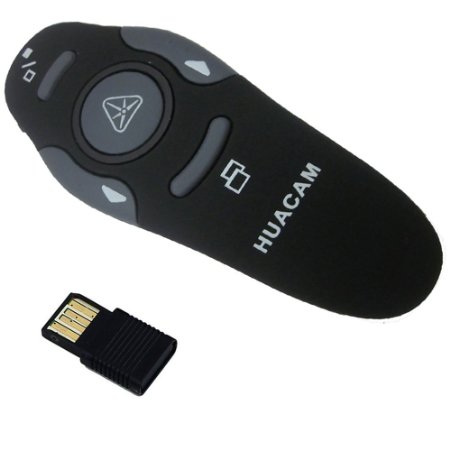 HUACAM DGF-22 RF 2.4GHz Wireless USB PowerPoint PPT Presenter Remote Control Wireless Presentation Presenter Mouse With Pointer LED Light
