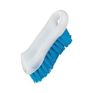 Zibo - Easy Grip Brush For Cleaning Upholstery, Floor Mats& Vinyl Tops - Blue