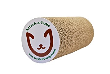 Attack-a-Tube Cat Scratch Tube by CatTwig