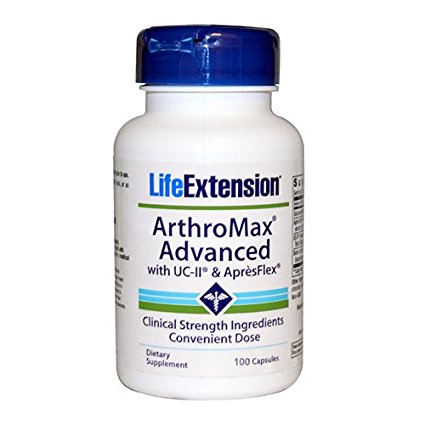 Life Extension Arthromax Advanced with UC-II and Apresflex Capsules, 100 Count