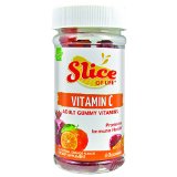Slice of Life Supplement for Adults Vitamin C 60  Gummy Slices