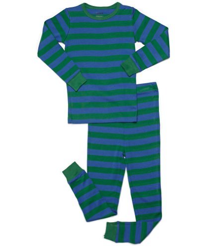 Leveret Big Boys quotStripedquot 2 Piece Pajama Set 100 Cotton Size 5-14 Years
