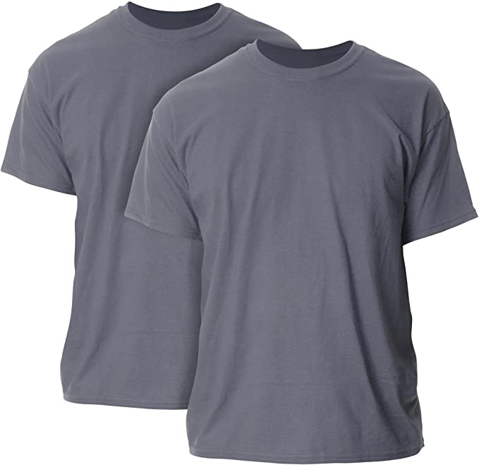 Gildan Mens G2000 Ultra Cotton Adult T-Shirt, 2-Pack