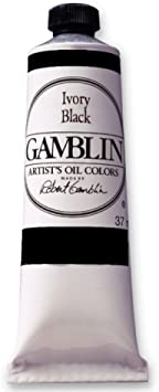 Gamblin Ivory Black Artist Oil 150Ml