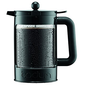 Bodum K11683-01 Bean Cold Brew Coffee Maker Set, 1.5 L/51 oz, Black