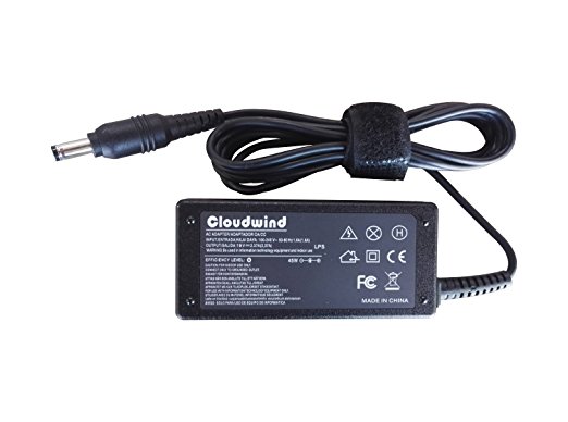 Cloudwind 19V 2.37A 45W Replacement Ac Adapter Charger Battery-Power-Supply for Toshiba Radius 11 14 15, KIRAbook 13: P50 P50T C50 C50D CL45 E45 L15 L15W U940 Portege Z30 Z30T Z35 Z935 PA5177U-1ACA