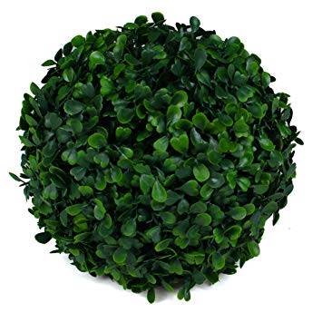 3rd Street Inn Boxwood Topiary Ball - 7" Artificial Topiary Plant - Wedding Decor - Indoor/Outdoor Artificial Plant Ball - Topiary Tree Substitute (8, Boxwood)