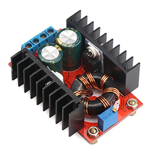 DROK 150W Voltage Converter Step Up Regulator 12V to 24V DC 10-32V to 12-35V Adjustable Boost Module High Power Voltage Regulation