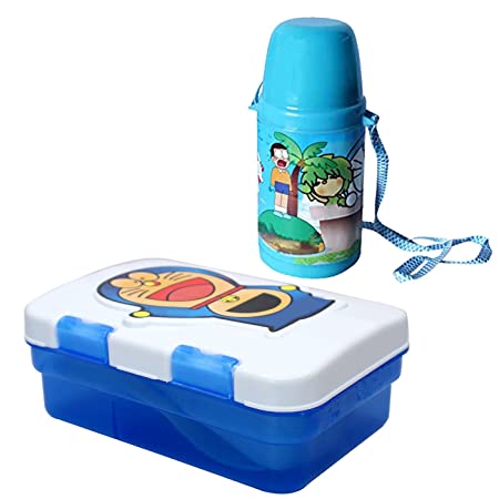 Confidence Combo Pack Lunch Box with Water Bottle for Kids Kanjak Poojan Return Gifts Items