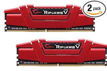 G.SKILL 32GB (2 x 16GB) Ripjaws V Series DDR4 PC4-24000 3000MHz 288-Pin Desktop Memory Model F4-3000C16D-32GVRB