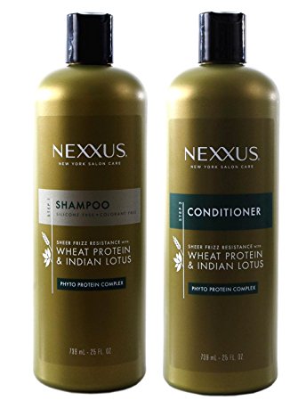 Nexxus Shampoo & Conditioner Sheer Frizz Resistance 25 oz