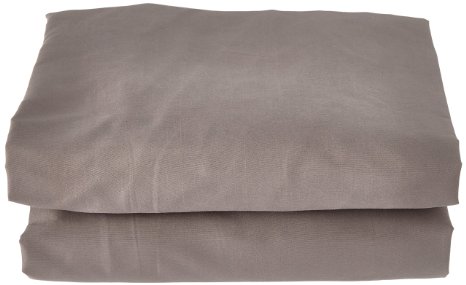 CC&DD-Fitted Sheet, Luxury Super Silky Soft/Comfortable, 100% Brushed Microfiber,Full Elastic, Deep Pockets Greyish Brown Twin