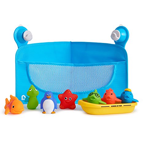 Munchkin Ocean Friends Bath Toy and Storage Set