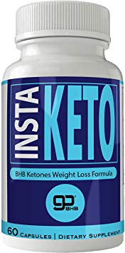 Instaketo Boost Pills Pure Insta Keto Capsules Instaketones BHB Ketogenic Weight Loss Ketones Pills 60 Capsules 800 MG GO BHB Salts to Help Your Body Enter Ketosis More Quickly