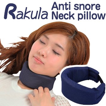 Anti Snore Neck Pillow, Chin Strap, Stop Snoring, Anti Snoring Jaw Strap (Standard, Navy)