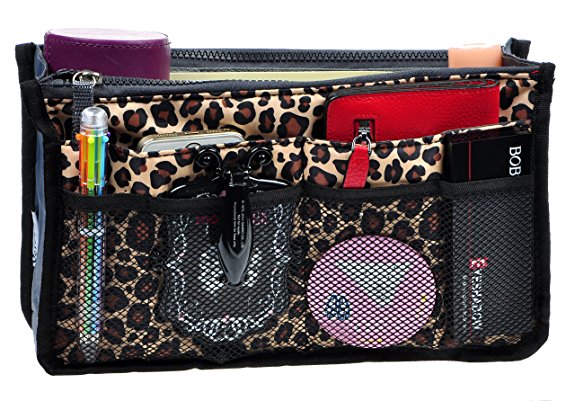 Vercord Purse Organizer,Insert Handbag Organizer Bag in Bag (13 Pockets 15 Colors 3 Size)