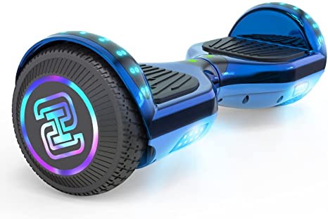 SISIGAD Hoverboard for Kids Ages 6-12, with Built-in Bluetooth Speaker and 6.5" Colorful Lights Wheels, Safety Certified Self Balancing Scooter Gift for Kids