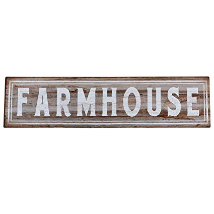 Barnyard Designs Farmhouse Retro Vintage Tin Bar Sign Country Home Decor 15.75" x 4"