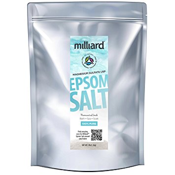 Milliard Epsom Salt 3 lbs. Magnesium Sulfate BULK Bag (1.36 KG)