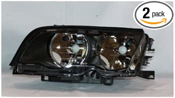 Eagle Eye Lights Headlight Replacement Set for 1999-2001 E46 Sedan Driver Passenger Pair