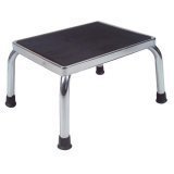 BARIATRIC Foot/Step Stool - Chrome Plated