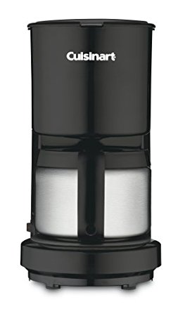 Cuisinart DCC-450BKFR 4-Cup Coffeemaker with Stainless Steel Carafe, Black (Certified Refurbished)